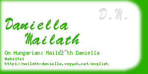 daniella mailath business card